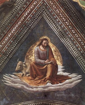 ドメニコ・ギルランダイオ Painting - 聖ルカ福音史家 ルネサンス フィレンツェ ドメニコ・ギルランダイオ